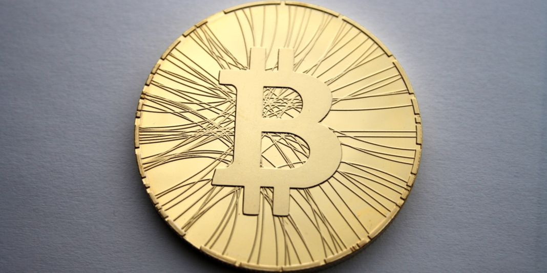 La représentation physique d'un bitcoin
